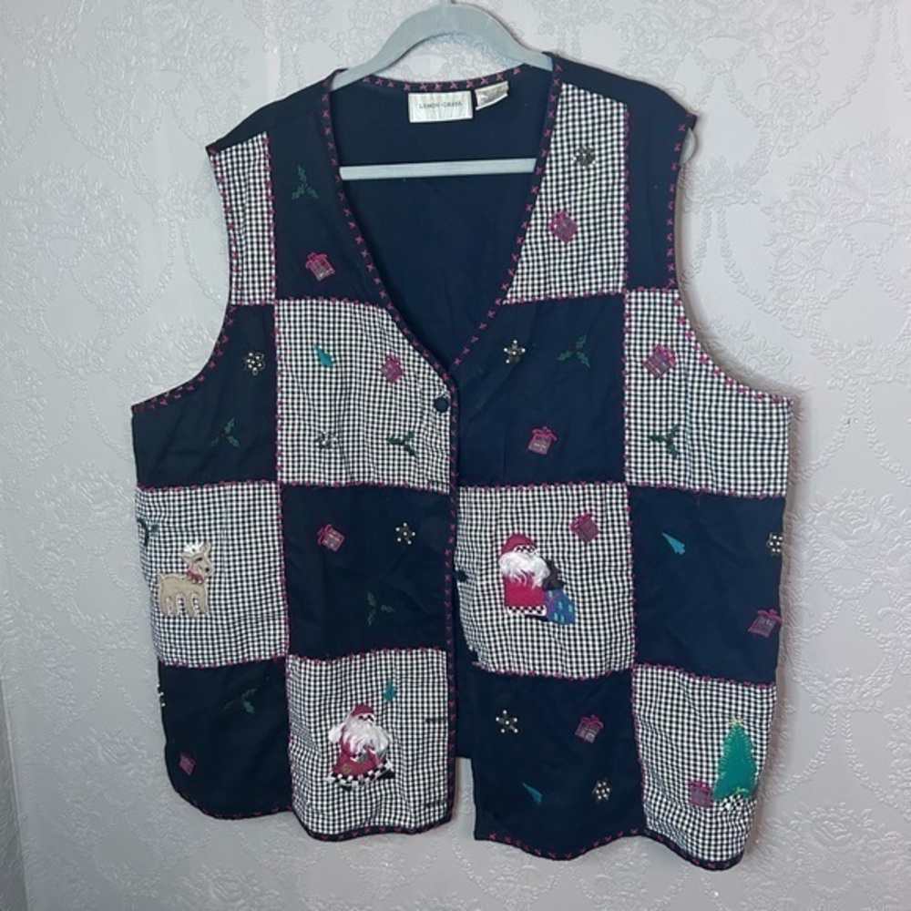 Lemon Grass 3X Christmas Vest very good condition